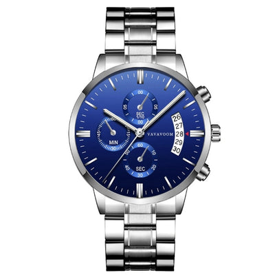 Men’s Luxury Stainless Steel Quartz Watch ⌚