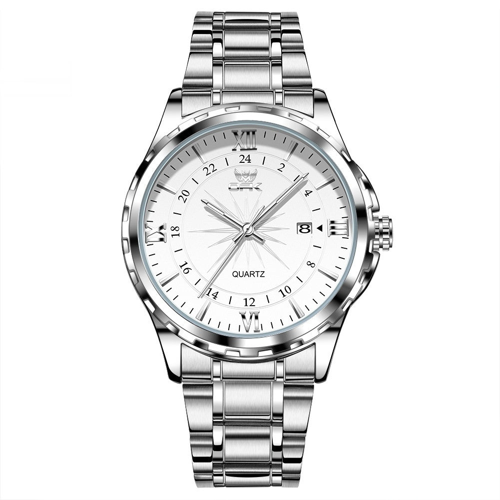 Men’s Waterproof Luminous Quartz Watch ⌚