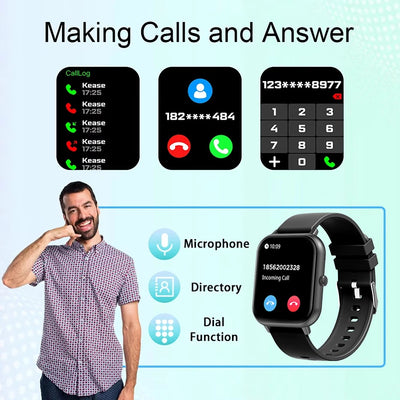 Sports Smart Watch for Men & Women  | Bluetooth Call⌚