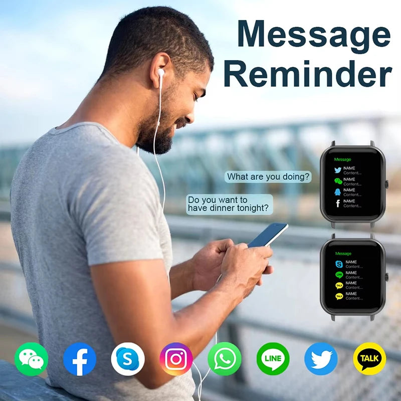 Sports Smart Watch for Men & Women  | Bluetooth Call⌚